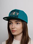 Бейсболка MITCHELL NESS арт. HHSS7298-ADUYYPPPTEAL Anaheim Ducks NHL (бирюзовый / черный)